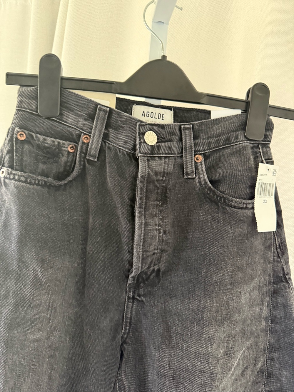 agolde luna pieced barrel jean POSSES ***FIRM PRICE - Picture 9 of 10